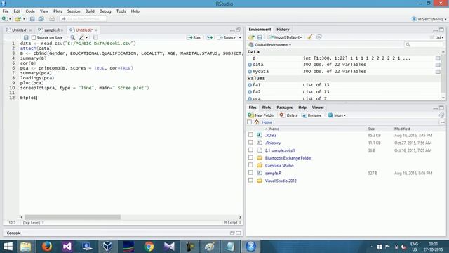 FACTOR ANALYSIS using R STUDIO смотреть онлайн