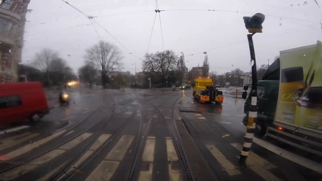 ? GVB Amsterdam Tramlijn 9 Cabinerit Diemen Sniep - Centraal Station Driver's view POV 2017 смотреть онлайн