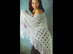 МК номер 32.Узор для шали крючком