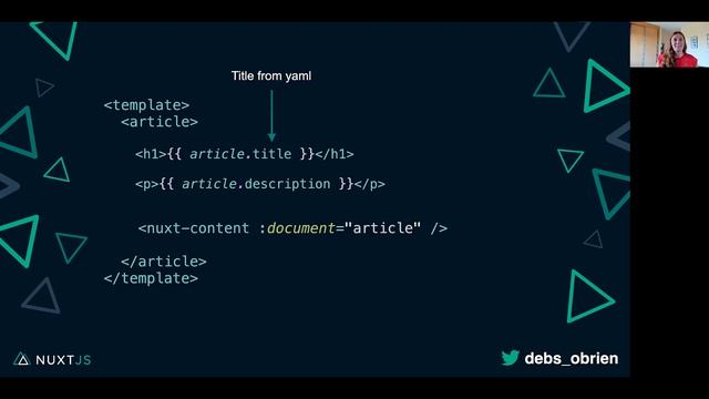 Debbie O'brien - Nuxt.js as a headless CMS at Vuejs Global (Amsterdam) смотреть онлайн