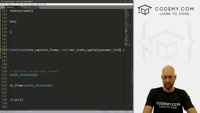 State Capital Radio Buttons - Part 6 - Python Tkinter GUI Tutorial 57 смотреть онлайн