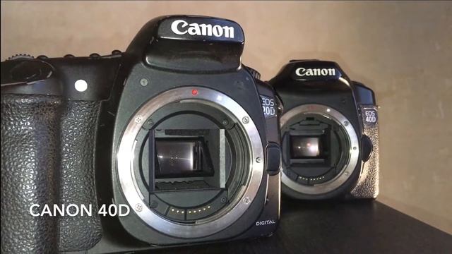 Canon 40d vs Canon 20d shutter speed смотреть онлайн