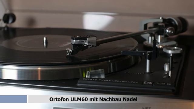 Dual CS 714Q Ortofon ULM 60E Vs. AT-VM95E