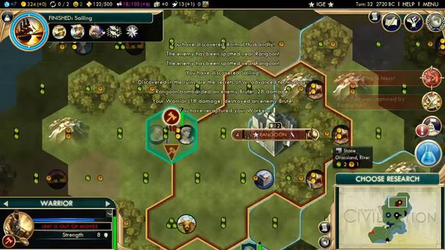 [ER] Modder plays Civilization V: Union of Burma Part 1 смотреть онлайн