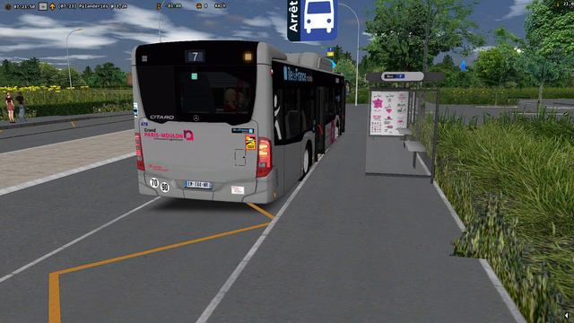 #7 mercedes citaro c2 gnv ligne 7 GPM omsi2 смотреть онлайн