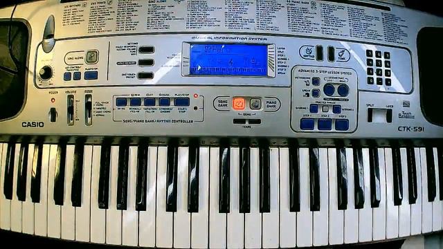 CASIO CTK-591 (DEMO songs) copyright songs смотреть онлайн
