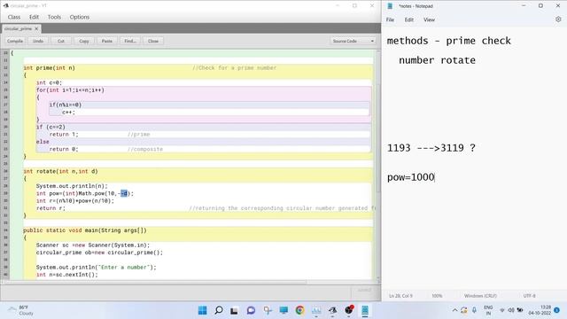 Circular Prime Number || Java || Tutorial смотреть онлайн
