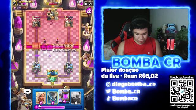 PUSH EM BUSCA DO TOP 1!!! - CLASH ROYALE AO VIVO смотреть онлайн