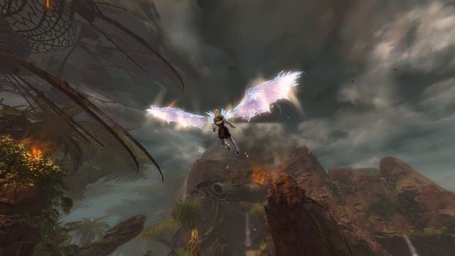 GW2 Crystalline Dragon Wings Backpack Glider (700 gems) смотреть онлайн