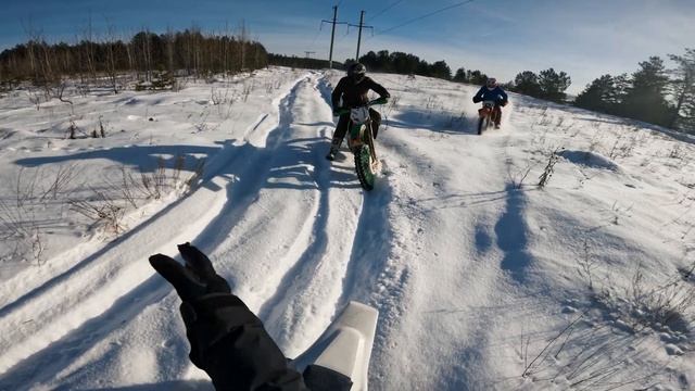 Жаркий зимний день / Эндуро Кузнецк / GoPro 10 смотреть онлайн