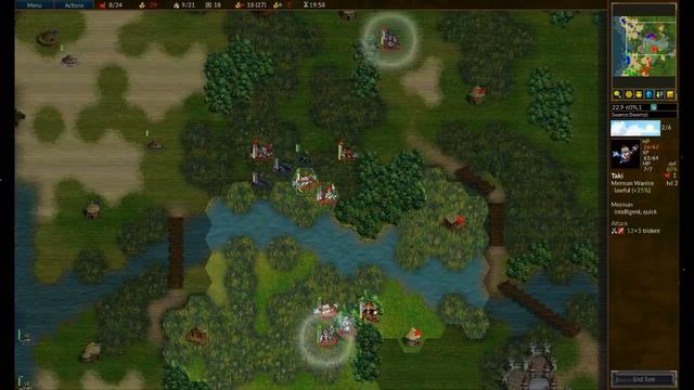 Battle for Wesnoth, The Rise of Wesnoth S17b, no savescumming смотреть онлайн