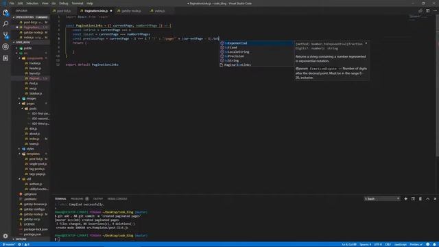 Create a GatsbyJS Blog #15 - Pagination Links смотреть онлайн