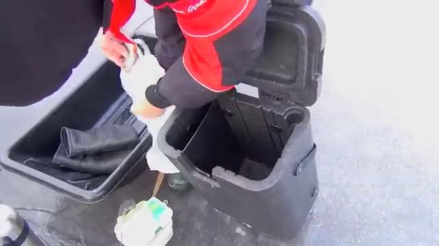 Финский ящик Artekno на зимней рыбалке