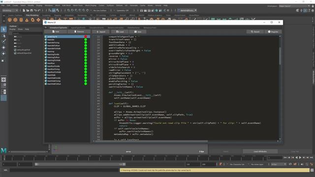 AtomsVFX - Working with Python: Animation Clip and Agent Type templates смотреть онлайн