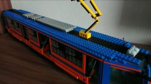Lego трамвай УКВЗ 71-623.02 / Lego russian tram 71-623.02 (14 Stud MOC)
