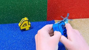 ТРАНСБОТЫ - Цифры Трансформеры. Трансформируем цифры в Трансботы машинки боевой расчет мультики!