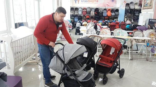 Всесезонная прогулочная коляска JOIE Mytrax смотреть онлайн