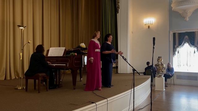 Горные вершины (А.Рубинштейн - М.Лермонтов). Надежда Хаджева, Юлия Симонова, Сергей Осколков