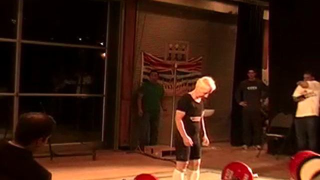 Wagner Rulli coaching Kathleen Larsen at BC Powerlifting 2011 смотреть онлайн
