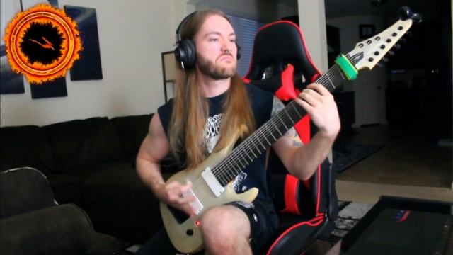 Rings of Saturn - Lucas Mann - Legator Ninja 300 Pro 9 String Guitar Test смотреть онлайн