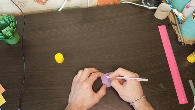 Открытка на 8 марта|Поделка из бумаги|8 марта|Лёгкая открытка на 8 марта|Бумажная фантазия! смотреть онлайн