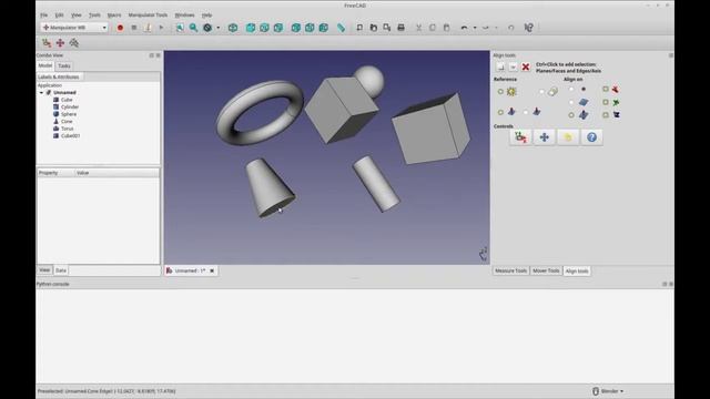 FreeCAD - Manipulator WB Tour смотреть онлайн