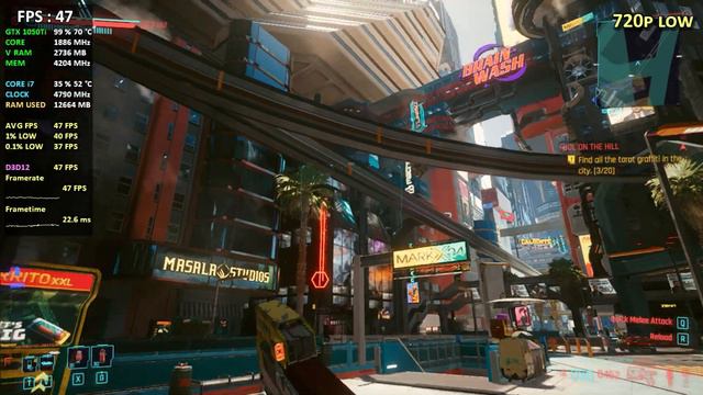 Cyberpunk 2077 : 1 Year Later - GTX 1050Ti OC | i7 10700K | PC Gameplay Benchmark смотреть онлайн