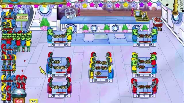 Spongebob Diner Dash Level 2-9 смотреть онлайн
