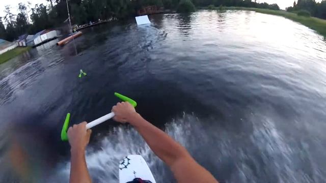 Вейк вечерком. GoPRO Session 1080p 60fps смотреть онлайн