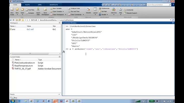 Read LSM303 Accelerometer Data from Arduino with a MATLAB Add-On Library смотреть онлайн