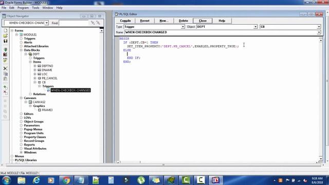 How to enable disable buttons or item with check box? | Oracle apps смотреть онлайн