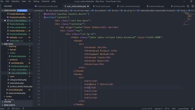Ecommerce Website in Laravel || My Account || User Orders || Part 62 смотреть онлайн