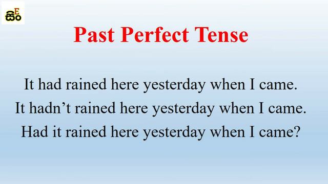 12 English tenses with Pronoun "It" | English Sinhalen Online смотреть онлайн