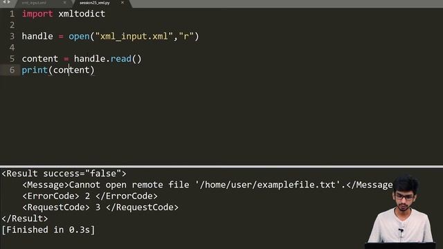 Parsing XML files using xmltodict смотреть онлайн