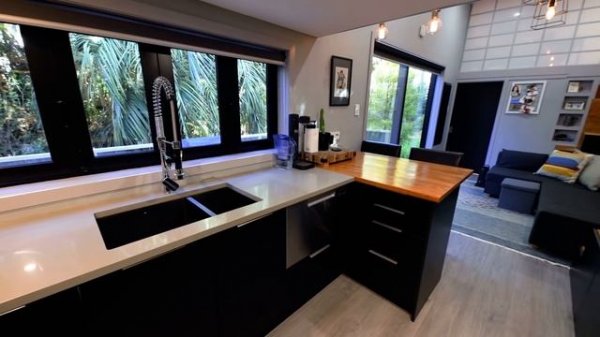 Urban Industrial Tiny House is a Tiny Mansion