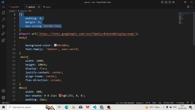 Quiz App in HTML CSS and JavaScript||Quiz Website смотреть онлайн