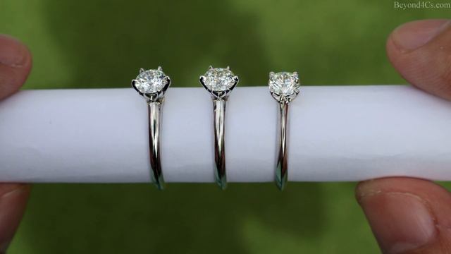 D vs I vs K Color Diamond Rings Comparison смотреть онлайн