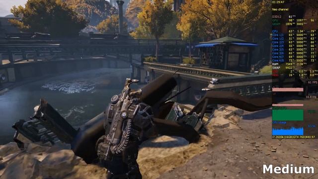 GTX 760 in Gears 5 [All Graphics Setting] + i7 2600k смотреть онлайн