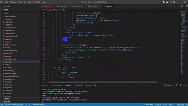 Design and program the Home page for chat app using react native frame work смотреть онлайн