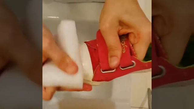 Как отмыть обувь меламиновой губкой? смотреть онлайн