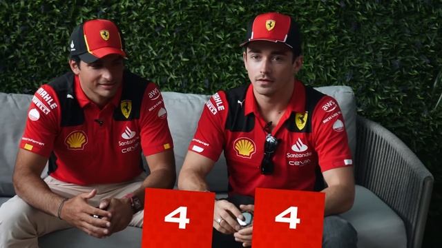 2023 C² Challenge | Music Challenge With Charles Leclerc And Carlos Sainz