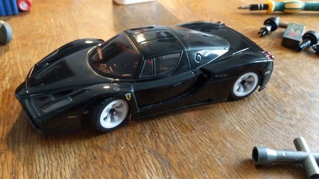 Wltoys k989 ball diff 1/28 RC car Ferrari build.. смотреть онлайн