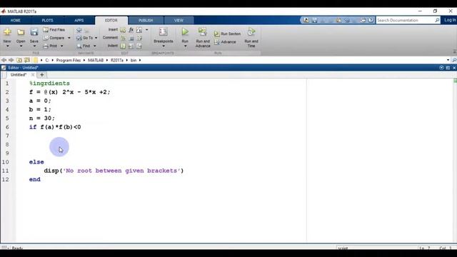 Bisection Method MATLAB code (Short & Easy Explanation) смотреть онлайн