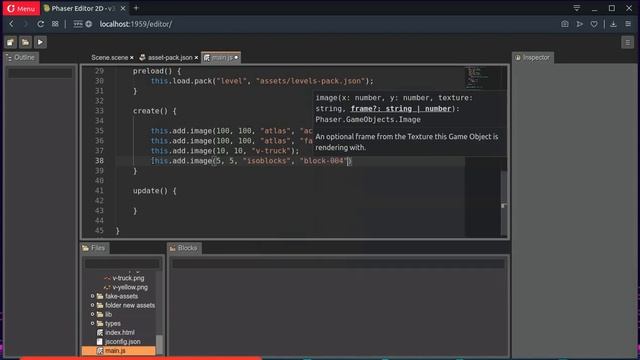 [v3-2019] Monaco editor for programming in next-generation Phaser Editor смотреть онлайн