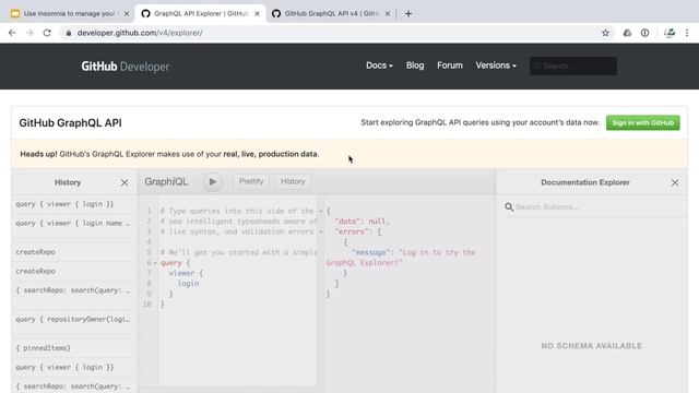 (1) - Github GraphQL API - How to Insomnia for managing GraphQL requests? смотреть онлайн