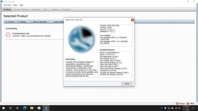 Volvo Premium Tech Tool 2.8.181 Development Volvo Truck FH4 Programming 2023