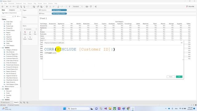 How to create Correlation matrix in Tableau смотреть онлайн