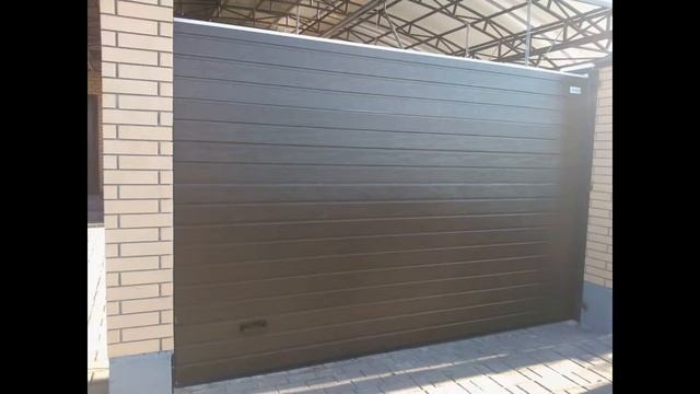 Секционные ворота для гаража Алютех смотреть онлайн