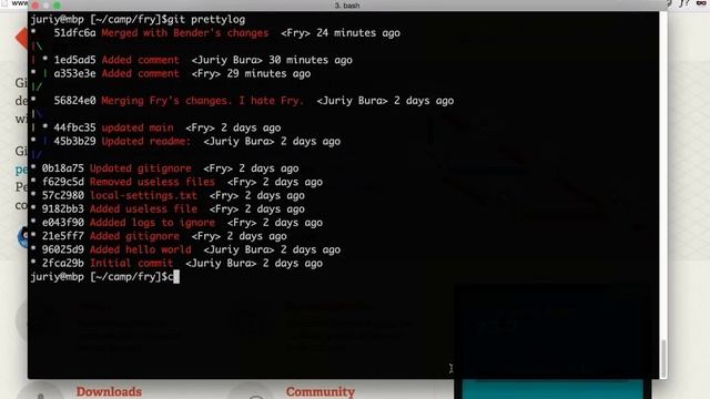 Вебинар Git Bootcamp. Часть 16 - Alias смотреть онлайн