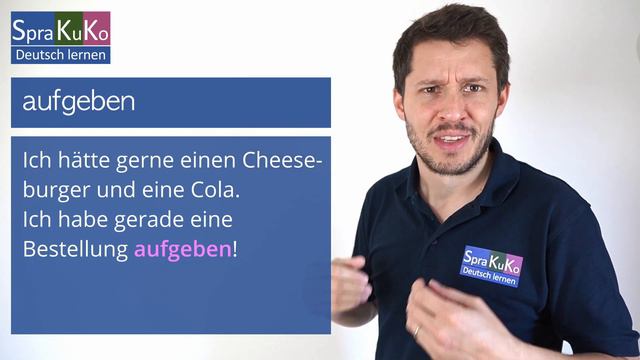 Deutsch Lernen: Verben Mit Geben | Wortschatz Erweitern Mit Sprakuko